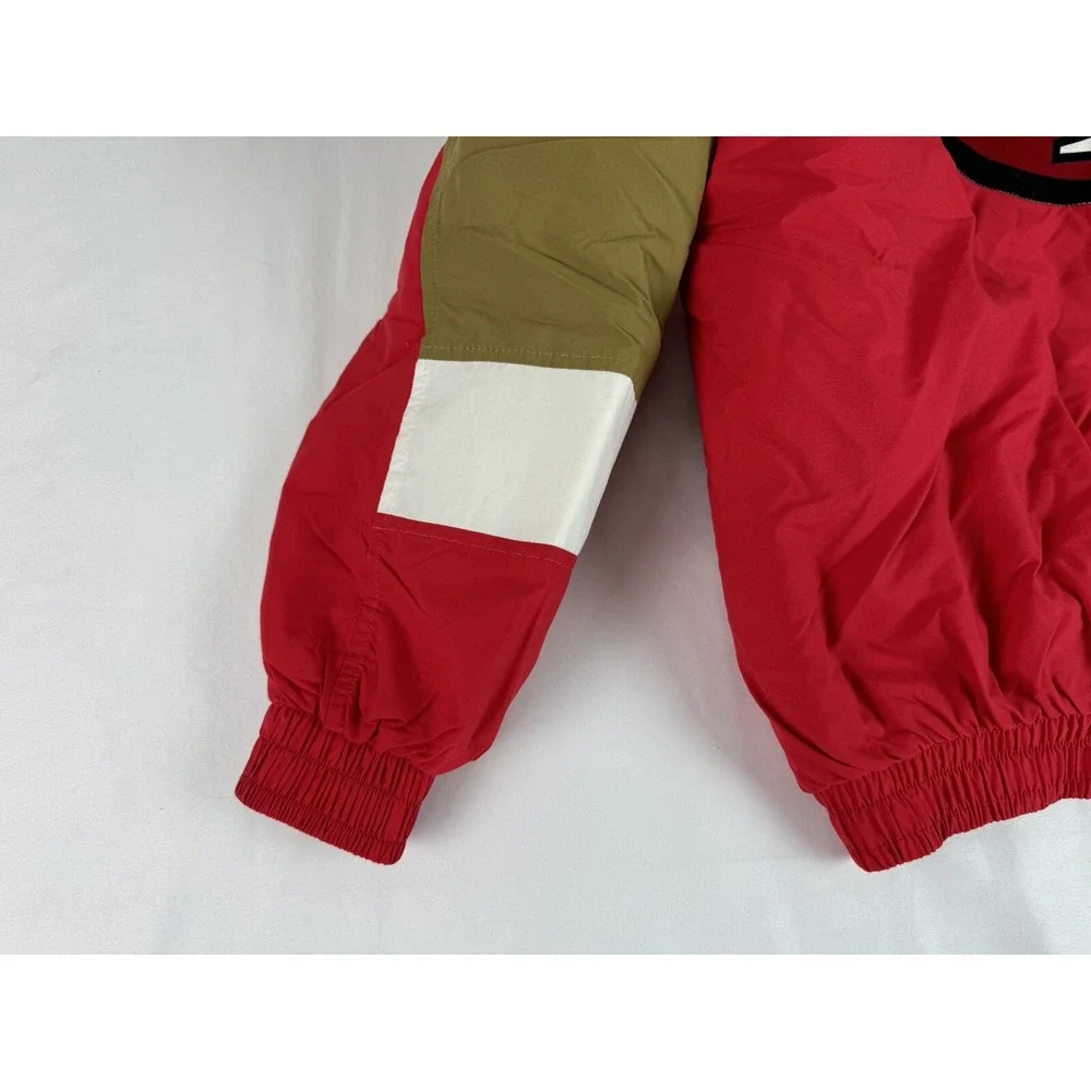 San Francisco 49ers Chalk Line Jacket Coat ~ Adult XL ~ Red NFL Football Vtg